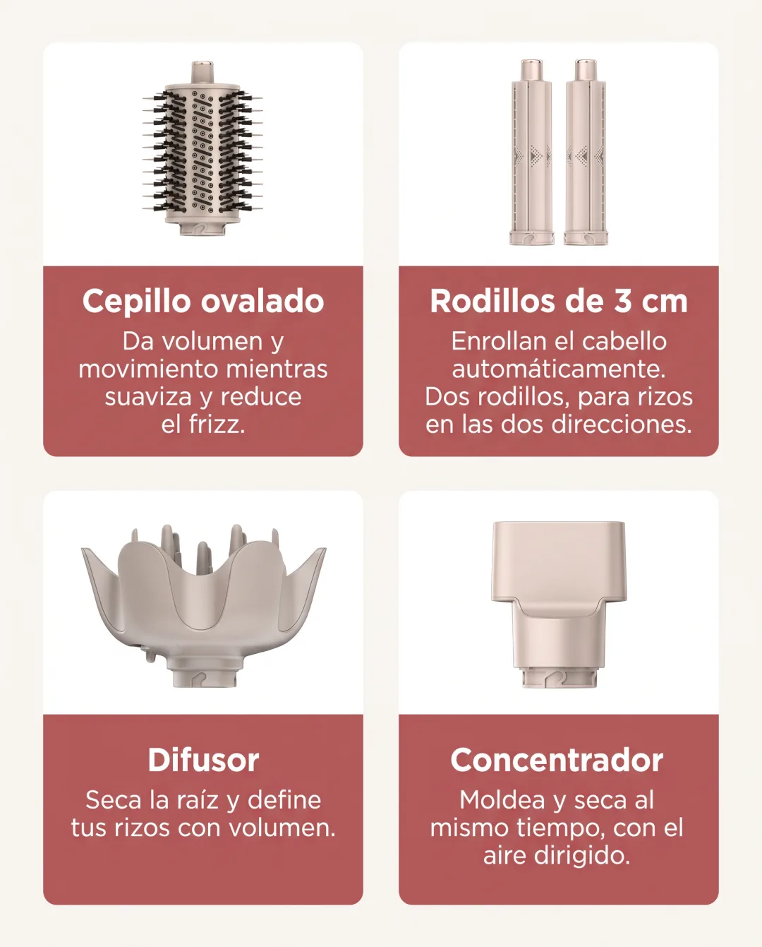 Moldeador FlexStyle™ 5 en 1 - Rizados y Chinos 110V
